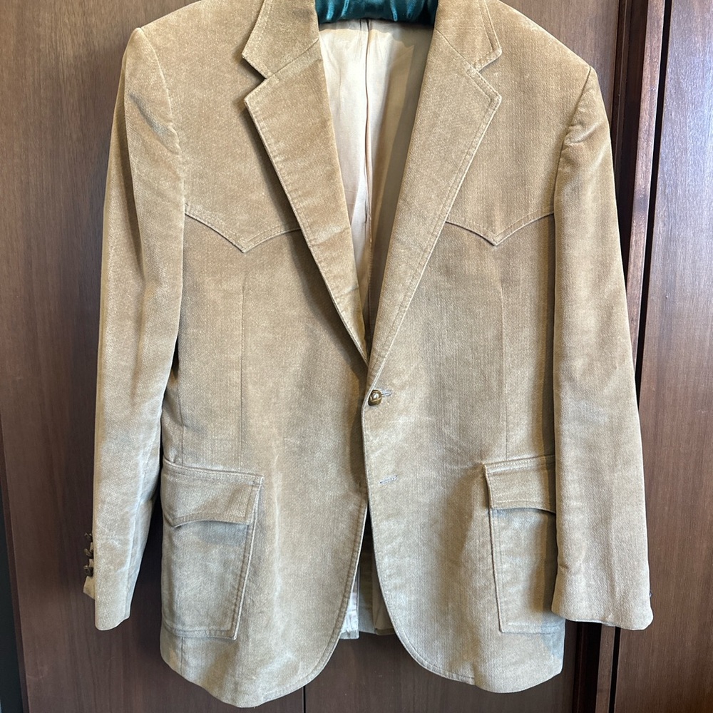 Rare 1970’s Levi's Tan Suede Blazer - Picture 3 of 7
